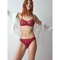 Triumph Love And Lace Hipster Brief - Berry