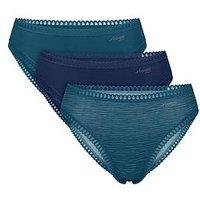 Sloggi Go Crush 3 Pack High Leg - Turq Combo
