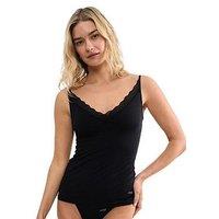 Sloggi Go Blush Spaghetti Top - Black
