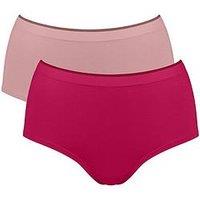 Sloggi Go Sense 2 Pack High Waist Brief - Blue Combo