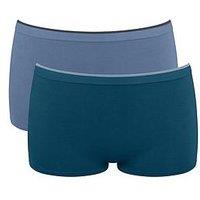 Sloggi Go Sense 2 Pack Short Briefs - Blue Combo