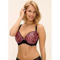 Freya Cherish Me Underwire Moulded Plunge T-Shirt Bra-Pink Flambe