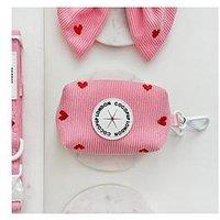Cocopup Pink Heartstrings Cord Poop Bag Holder