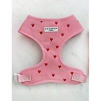 Cocopup Pink Heartstrings Cord Adjustable Neck Harness - Small