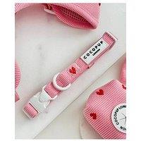 Cocopup Pink Heartstrings Cord Collar - Extra Small
