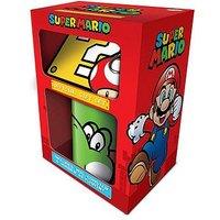 Super Mario (Yoshi) Gift Set (Mug, Coaster & Keychain)