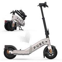 Pure Flex Platinum Silver Electric Scooter