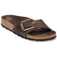 Birkenstock Madrid Big Buckle Oiled Leather - Brown