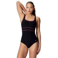 Speedo Women'S Shaping Contour Eclipse Swimsuit - Black