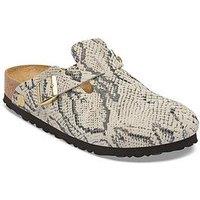 Birkenstock Boston Rivet Suede Clogs - Snake