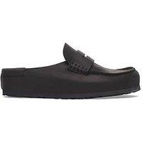 Birkenstock Naples Wrapped Oiled Leather Shoes - Black
