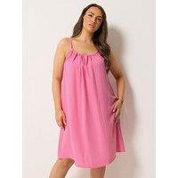 Yours Curve Textured Swing Dress