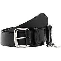 Mango Leather Belt With Belt Loops - Black
