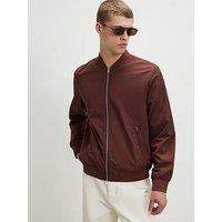 River Island Lightweight Bomber Jacket - Brown