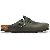 Birkenstock Womens Boston Oiled Leather Clog - Thyme
