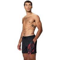Speedo Mens Medley Logo Swim Shorts - Black