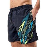 Speedo Mens Medley Logo Swim Shorts - Black