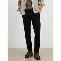River Island Skinny Fit Chino Trousers - Black