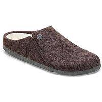 Birkenstock Womens Zermatt Shearling Wool Felt Slipper - Mocca