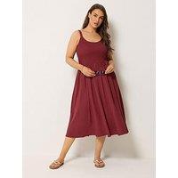 Yours Curve Shirred Detail Sundress