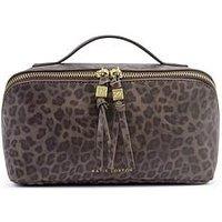 Katie Loxton Soho Medium Leopard Make Up & Wash Bag