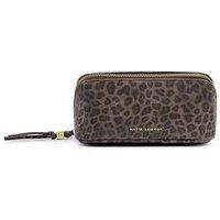 Katie Loxton Fold-Out Leopard Mirror Make Up Bag