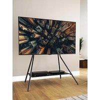 Avf Tiga Quad Metal Tv Stand (Black)
