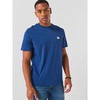 Calvin Klein Jeans Left Chest Woven Badge T-Shirt - Blue