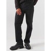 Calvin Klein Jeans 90S Straight Comfort Cotton Chinos Trousers - Black