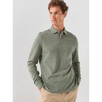 Tommy Hilfiger 1985 Regular Fit Long Sleeve Polo Shirt - Green