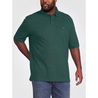 Tommy Hilfiger Mens Big & Tall Cotton-Stretch Regular Fit Polo Shirt - Green