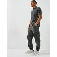 Calvin Klein Jeans Terry Badge Joggers - Black
