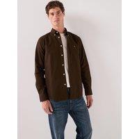Tommy Hilfiger Solid Heritage Oxford Regular Fit Shirt - Black