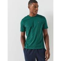 Tommy Hilfiger Mens Ess Seasonal Regular Fit Chest Logo T-Shirt - Green