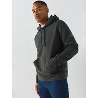 Calvin Klein Jeans Men'S Badge Hoodie - Black
