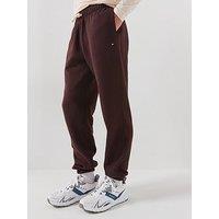 Tommy Hilfiger Essential Fleece Cuff Joggers - Dark Red