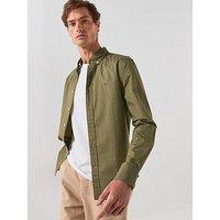 Tommy Hilfiger Flex Poplin Solid Regular Fit Shirt - Green