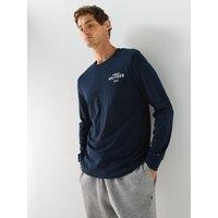 Tommy Hilfiger Men'S Regular Fit Long Sleeve 1985 T-Shirt - Blue