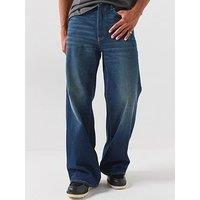 Calvin Klein Jeans Relaxed Straight Jean - Dark Blue