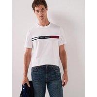 Tommy Hilfiger Hilfiger Chest Insert T-Shirt - White