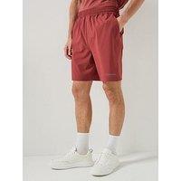 Calvin Klein Sport Water-Repellent Performance Gym Shorts - Red