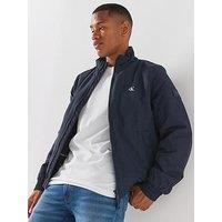 Calvin Klein Jeans Men'S Padded Nylon Harrington Jacket - Navy