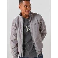 Calvin Klein Jeans Padded Nylon Harrington Jacket - Grey