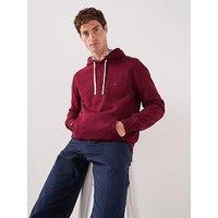 Tommy Hilfiger Essential Seasonal Fleece Hoodie - Dark Red