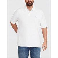 Tommy Hilfiger Big & Tall 1985 Regular Fit Polo Shirt - White