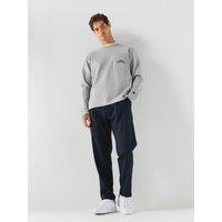 Tommy Hilfiger Graphic Relaxed Fit Varsity Pocket Long Sleeve T-Shirt - Light Grey
