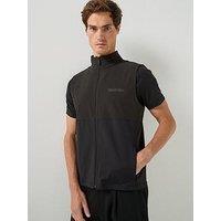 Calvin Klein Sport Commuter Flex Tech Gilet - Black