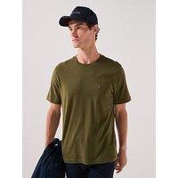 Tommy Hilfiger Regular Fit Essenital Flag Logo T-Shirt - Green