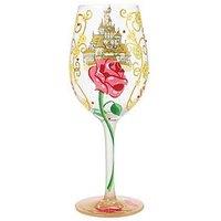 Disney New Bold Like A Rose (Belle Wine Glass)