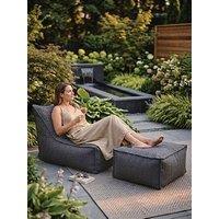 Old Bean Serene Lounger - Matching Ottoman
